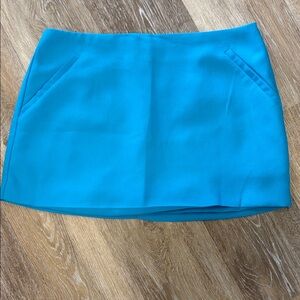Forever 21 Bright Turquoise Mini Skirt